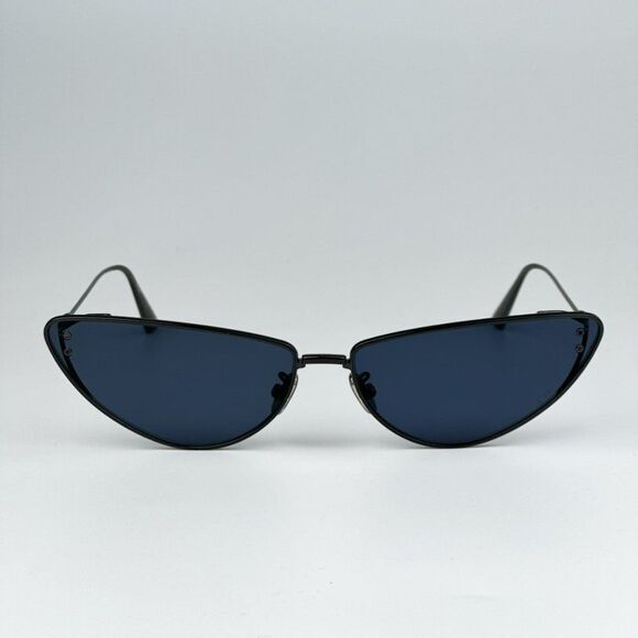 NEW Dior MISSDIOR B1U H4B0 Gunmetal Blue Unisex Metal Cat Eye Sunglasses - Picture 1 of 13